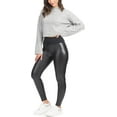 thumbnail image 4 of Spanx Womens Faux Leather Pull On Leggings, 4 of 5