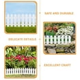 thumbnail image 7 of PAMINGONO 6Pcs White Portable Plastic Garden Fence Decorative Landscape Border for Yard and Patio, 7 of 7