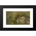 thumbnail image 2 of John Ferguson Weir 18x12 Black Modern Framed Museum Art Print Titled - Forest&nbsp;Scene, 2 of 5