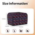 thumbnail image 5 of Haiem mushroom colorful Skull Print Toaster Covers 2 Slice Wide Slot,Bread Dust Cover & Fingerprint Protection,Bread Machine Cover,Appliance Covers, 5 of 7