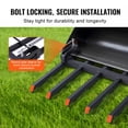 thumbnail image 3 of KFFKFF 2600 lbs Debris Pallet Fork Clamp to 48" Bucket Capacity Heavy Duty, 3 of 9