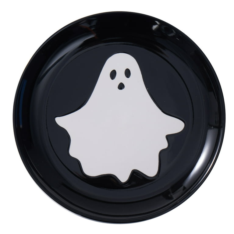 Way to Celebrate Halloween 4pk Ceramic Ghost Appetizer Plates