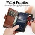 thumbnail image 2 of Case for Nokia G21 Cover Leather Wallet Folio Case Book Design Flip Magnetic Closure - Brown, 2 of 5