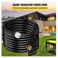 thumbnail image 2 of 25Ft 50 Amp Generator Cord STW 6/3+8/1, 125/250V 12500W Generator Power Cord N14-50P to CS6364 Twist Lock, RV Generator Adapter for Home Backup & Outdoor Use, 2 of 7