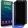 thumbnail image 1 of TEMOGU-2 Pack Privacy Screen Protector for iPhone 16 [6.1-Inch] Anti Spy Private Tempered Glass Film, Anti-Scratch, Bubble Free, Case Friendly, 1 of 4