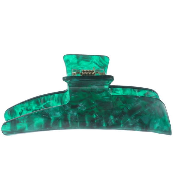 Banana Hair Clip Scratch Thick Hair Clip Women's Miss 11.5X4.5CM Dark Green