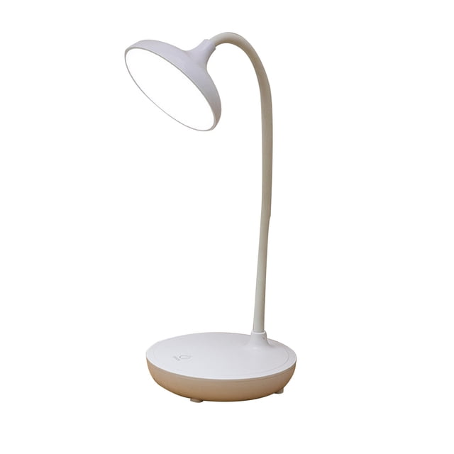 Desk Lamp Battery Operated Desk Lamp, Led Desk Light 3 Lighting Modes Stepless Dimming, Touch Control Eye Caring, Flexible, Portable Reading Light for Dorm Study Office Bedroom Desk Lamp