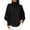 18-Black, variant on Womens Loose Turtleneck Knit Pullover Batwing Sleeve Cozy Oversized Sweater With Side Pockets S