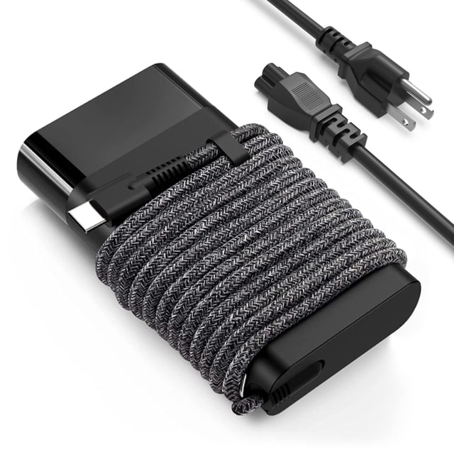 Cargador portátil Ruilezyo Slim 65W USB C para HP Spectre x360