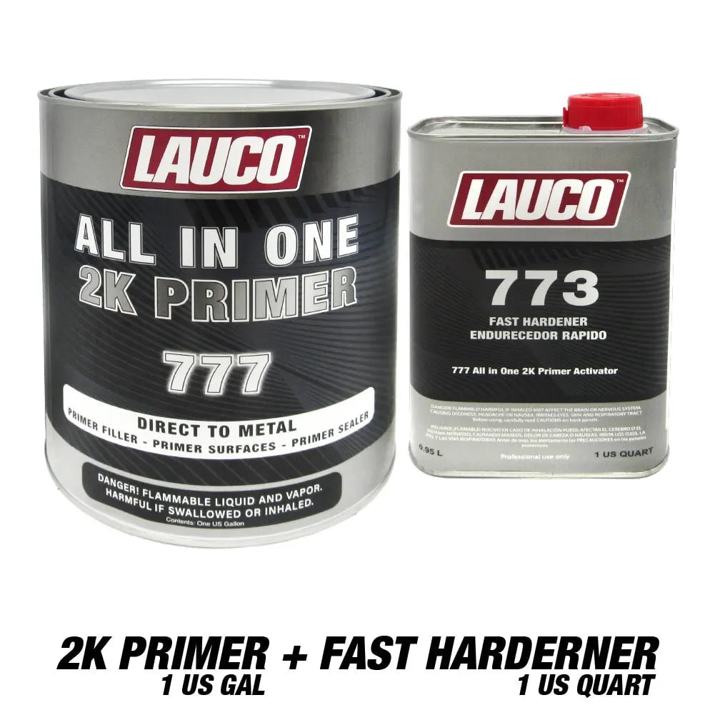 All In One Direct To Metal 2K Urethane Primer Surfacer (4:1) (Primer Filler, Primer Surfaces, Primer Sealer) 1 Gallon & 1 Fast Quart Activator KIT