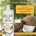 thumbnail image 3 of NutriBiotic Certified Organic Pure Coconut Oil Soap, Unscented, 8 Fl Oz Twin Pack, 3 of 4