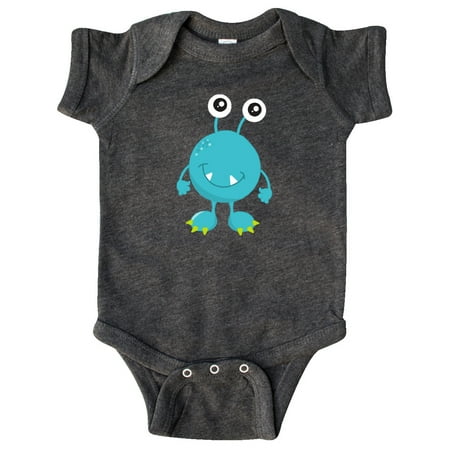 

Inktastic Cute Monster Little Monster Blue Monster Gift Baby Boy or Baby Girl Bodysuit