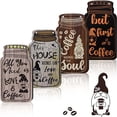 thumbnail image 5 of 2026 Coffee Bar Decor Set of 4,Farmhouse Kitchen Decor Wooden Coffee Sign,Vintage Rustic Kitchen Wall Decor for Kitchen Home Living Room, 5 of 7