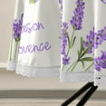 thumbnail image 5 of Coolnut 60" Lavender Flower Round Tablecloth, Waterproof Spillproof Polyester Fabric Table Cover with Zipper Umbrella Hole for Outdoor Patio Garden Dining Party, 5 of 7