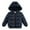 Navy, variant on Utlike Boys Jacket Winter Baby Jacket Hooded Solid Toddler Outwear Zipper Windproof Warm Thick Coat Jacket Light Weight Coat For Boys Flexible Fit Size 2 Years-3 Years