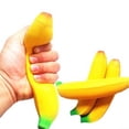 thumbnail image 2 of Décorations de Bretelles Banane Jumbo Squishy Amusantes de 18 cm, 2 of 5