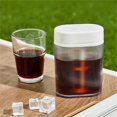 thumbnail image 2 of 300ml/10.15oz Cold Brewing Coffee Pot, Portable Vertical Pattern Cold Brewing Cup, Upgraded High-Density Filter Screen, Multifunctional Household Cold Artifact, Easy-Clean & Leak-Proof,White, 2 of 9