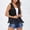 Black, variant on Pumxq Women Fringe Vest 70s Hippie Faux Suede Sleeveless Tassels Cardigan Cowgirl Western Tops Red XL