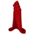 thumbnail image 1 of Disfraz de Halloween, capa VGLOOK, unisex, extra larga, roja, 1 of 5