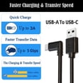 thumbnail image 2 of Cable de 16 pies, cable con refuerzo, transmisión de juegos de realidad virtual y cable USB C 3.0 de carga rápida compatible con auriculares Quest 2 u Oculus Quest y PC para juegos Ormromra CZDZ-ST7, 2 of 8