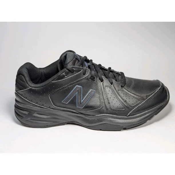New Balance 409 V3 Black Leather Walking Shoes Sneakers Men's Size 10 D
