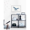 thumbnail image 5 of Whale Canvas Wall Art Print - Coastal Home Decor, Framed Painting, Modern Ocean Art, Large Wall Hanging, 5 of 6