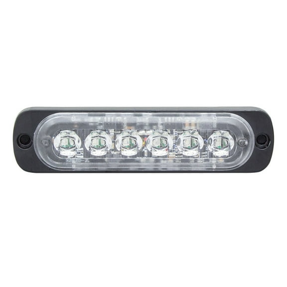 Heise LED Lighting Systems Municipality Series White/Amber Marker Light, HE-MULTE-6WA, HE-MULTE-6WA