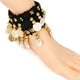 thumbnail image 5 of Pulsera de Muñeca Sunnimix Con Brazalete de Tobillo Y Brazo de Danza del Vientre 24 Monedas de Oro Negro, 5 of 8
