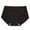 Black, variant on Summer Cooling Womens Solid Color Mid-Rise Ice Silk Underwear Antibacterial Breathable Naked Feel Non-Pinch