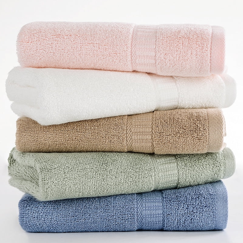 Zhuge 4-Pack Bamboo Fiber Face Wash Cloths 30×13.4in, Ultra Soft Gentle Bathroom Towels, Highly Absorbent for Daily Facial Cleansing & Home Skin Care, Brown
