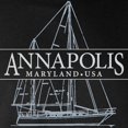 thumbnail image 3 of CafePress - Annapolis Sailboat Long Sleeve Dark T Shirt - Long Sleeve Dark T-Shirt, 3 of 4