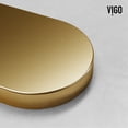 thumbnail image 3 of VIGO 5.5 in. Bathroom Sink Faucet Hole Cover Deck Plate For 1 or 3 Hole in Matte Brushed Gold, 3 of 9