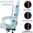 thumbnail image 2 of ALEAVIC Ergonomic Gaming Chair Computer Gaming Chair for Adults, Light Blue, 2 of 8