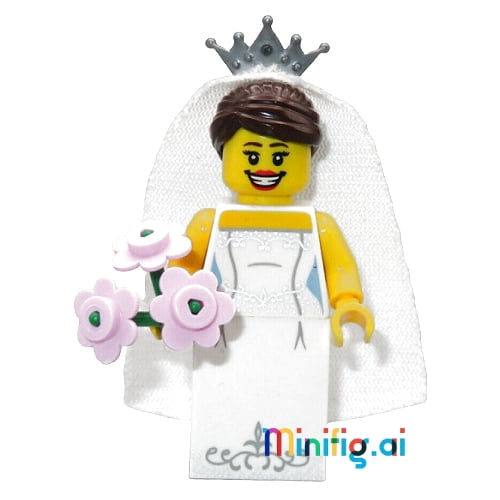 LEGO Minifigures Series 7 Bride Wedding Collectible Figure