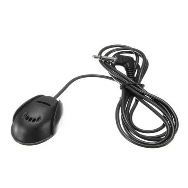Micrófono de audio para automóvil Micrófono externo de 3,5 mm para GPS para automóvil compatible con Bluetooth (1 m) Likrtyny Para estrenar
