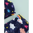 thumbnail image 6 of Cute Kids Baby Girls Beachwear Rainbow 2 Pieces Swimsuits Summer Straps Crop Tops with Swim Shorts Bathing Suit, 6 of 9