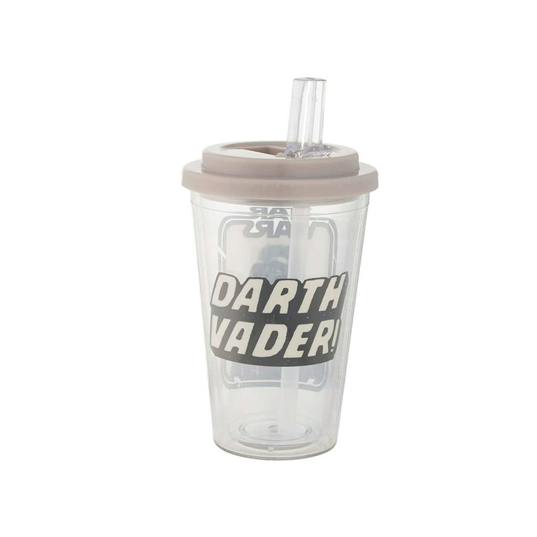 Star Wars 16oz. Insulated Acrylic Travel Tumbler Straw Flip Cup