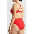 thumbnail image 4 of PANACHE Fiery Red Anya Riva Gathered Shirred Bikini Swim Bottom, US Medium, NWOT, 4 of 4