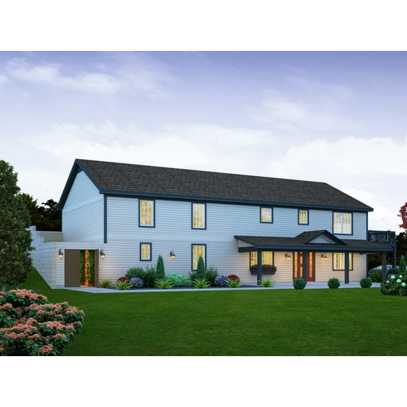 763-23121: Traditional Country 7 Bed, 5 Bath Luxury Home Plan, 4624 Sq Ft: Full Blueprints with License to Build by Home Plan Marketplace - Lesuto