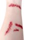 thumbnail image 1 of Halloween Decor Halloween Decorations Halloween Horror Bloodstains Scar Tattoos, 1 of 2