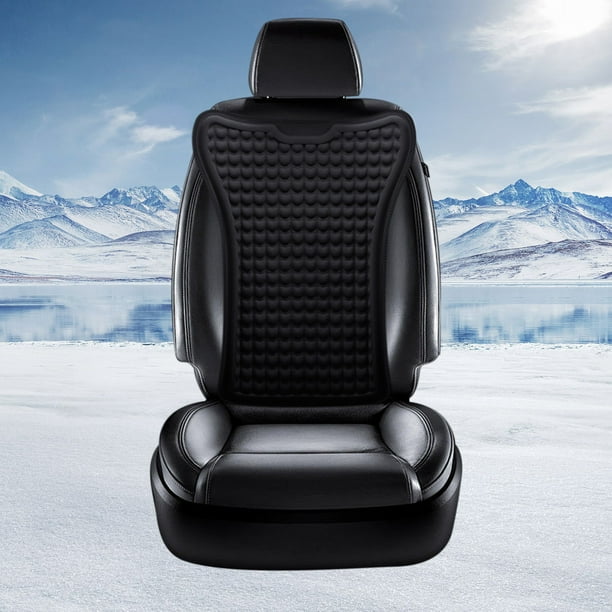 Accesorios para automóviles, respaldo de asiento transpirable con ventilación para automóviles: experimente lo último con nuestro respaldo de asiento de automóvil suave y ventilado disponible para uso
