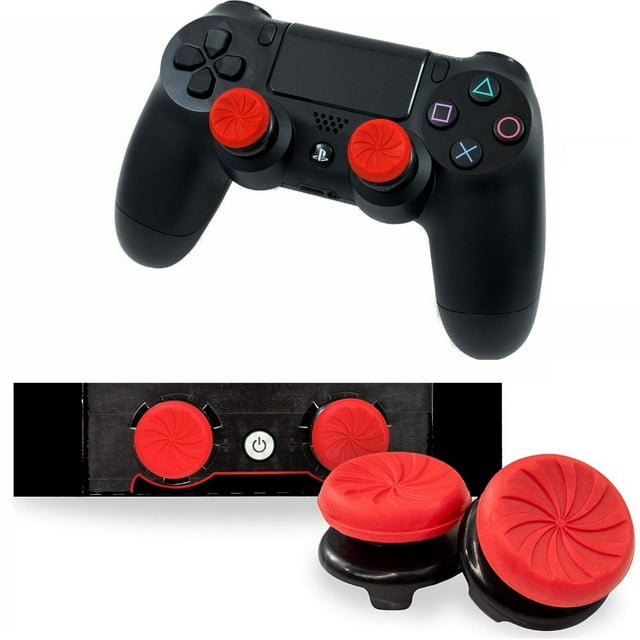 PS5 Rocker Cap, Wireless Controllers Silicone Analog Thumb Grip Stick Cover, Game Remote Joystick Cap for PS5/PS4 Accessories