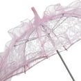 thumbnail image 7 of Wxqbjtam Handmade Lace Umbrella Vintage Bridal Wedding Romantic Wedding Parasol for Party Pink, 7 of 7