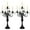 Black, variant on 2 Pcs 20''Tall Black Crystal Pendant Taper Candle Holders/Stylish Candle Stands/Candlesticks Holder/Candelabra for Home Decor, Weddings/Parties/Elegant Dining Table Centerpiece
