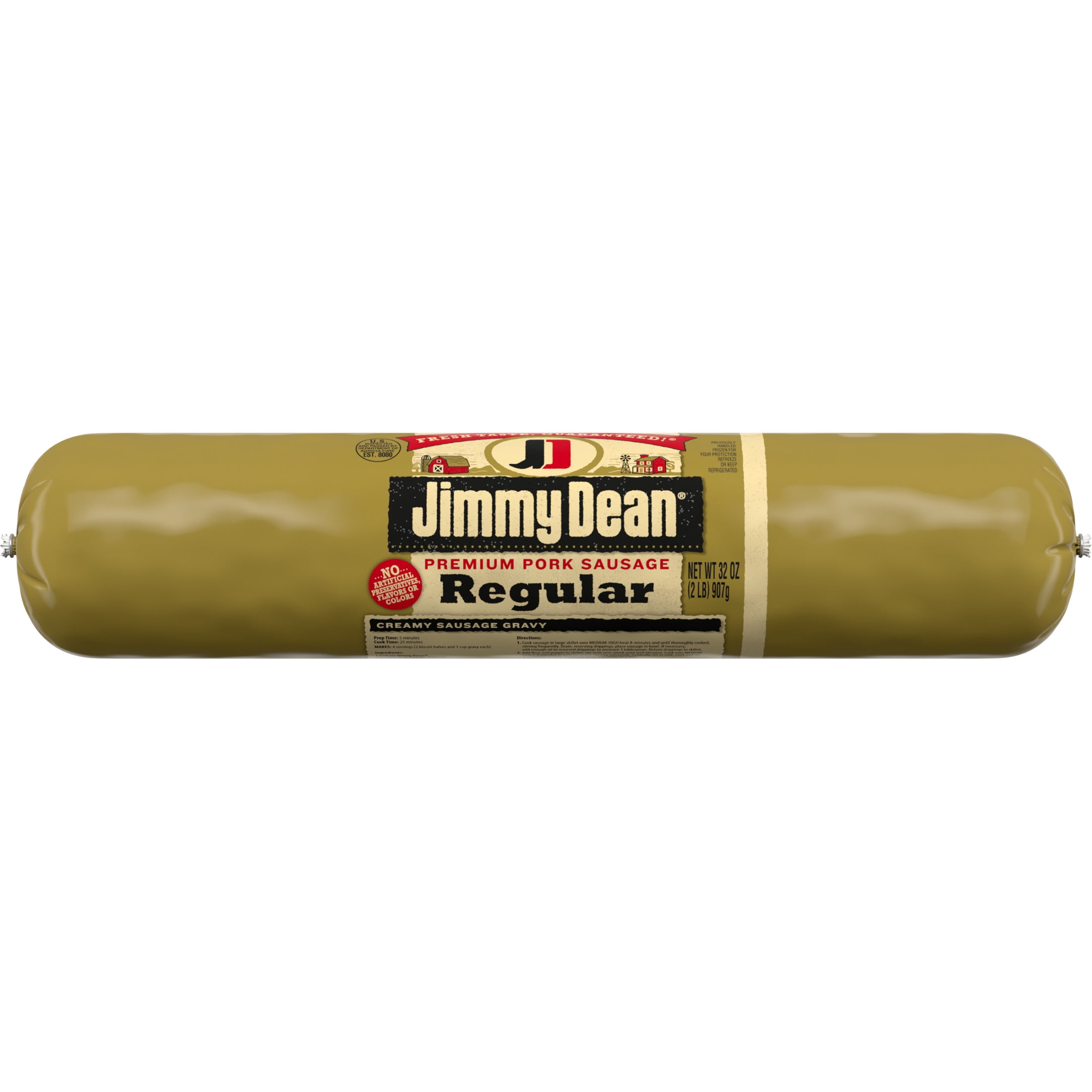 Jimmy Dean Premium Pork Regular Sausage Roll, 32 oz