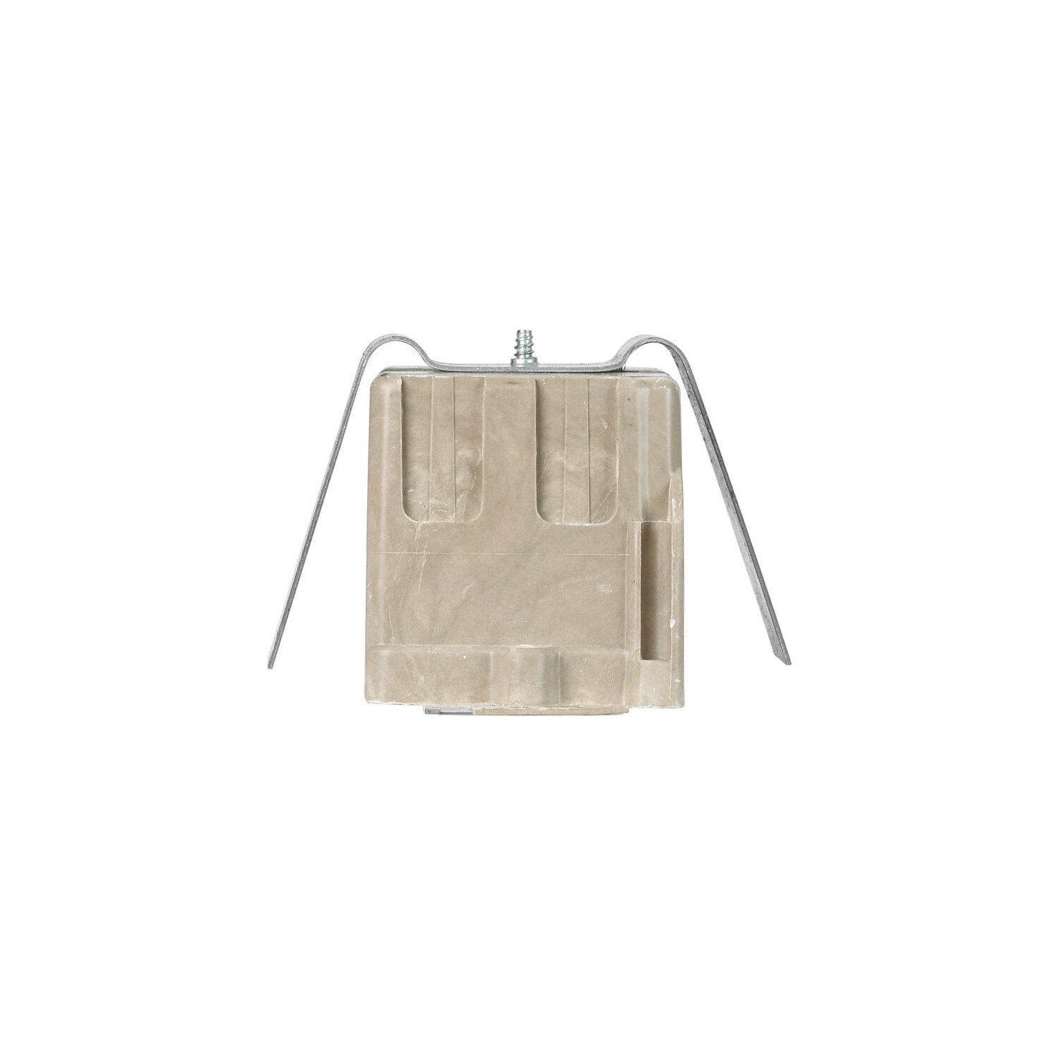 Allied Moulded FiberglasBox 3-1/4 in. Square Fiberglass 1 gang Outlet Box Beige
