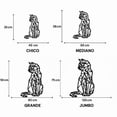 thumbnail image 3 of Cuadro Decorativo de Metal con Diseño gato geometrico Chico, 3 of 4