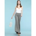 thumbnail image 6 of Made by Johnny Women's Chic Palazzo Lounge Pants XXL HEATHER_DARK_GREY, 6 of 6