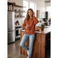 thumbnail image 5 of Anygrew Long Sleeve Shirts for Women Lightweight Pullover Sweaters Crew Neck Tops for Women, 5 of 7