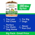 thumbnail image 3 of BARK&SPARK Probiotics Chews for Dogs & Digestive Enzymes + Digestion & Gut Health Treats, Probiotics for dogs, Fiber Supplement, Anti Diarrhea, Constipation, Upset Stomach&Gas Relief, 3 of 9